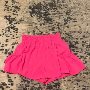hot pink free people shorts dupe